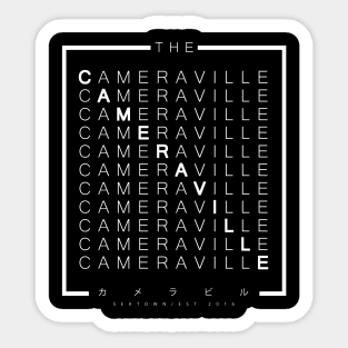 The cameraville 03 White Sticker